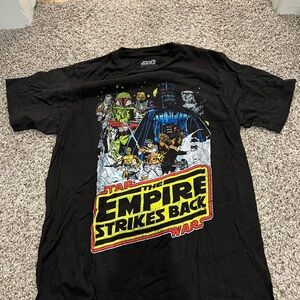 Star Wars Black Cotton T-Shirt